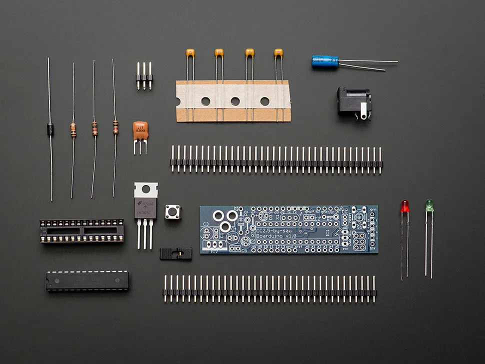 Adafruit DC Boarduino (Arduino Compatible) Kit (w/ATmega328)