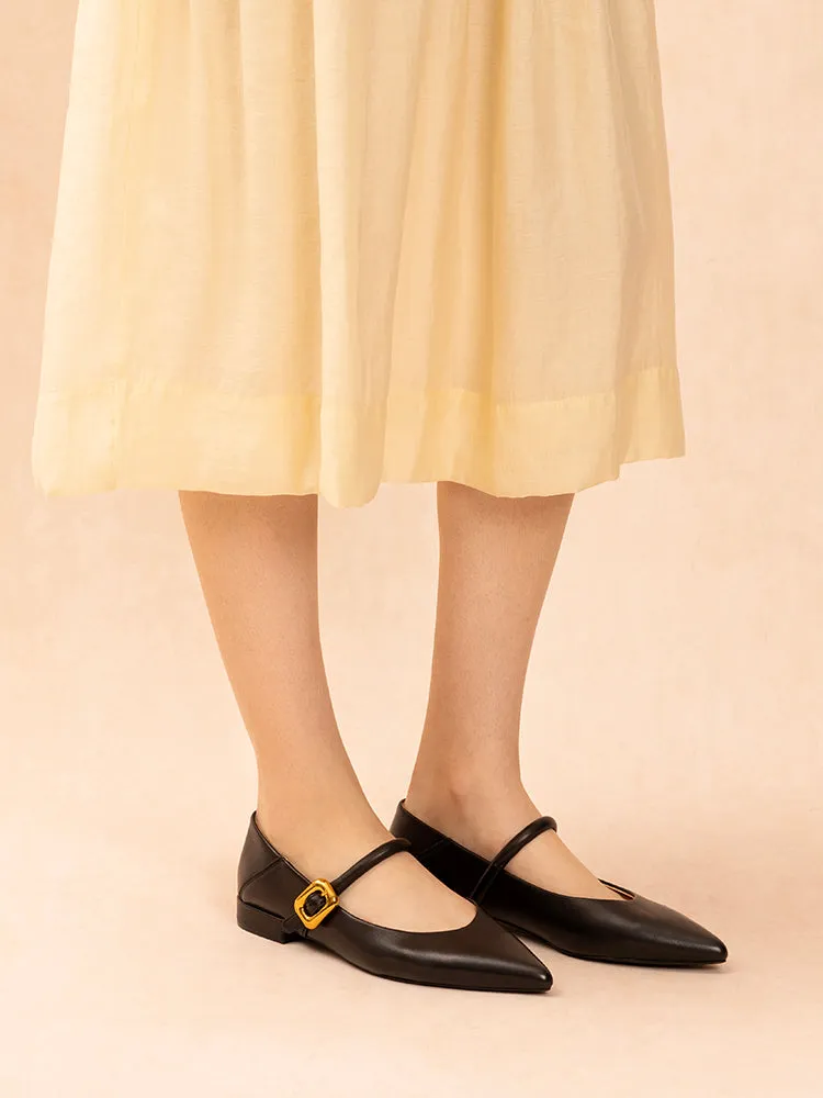 Alexis Pointed Toe Mary Janes