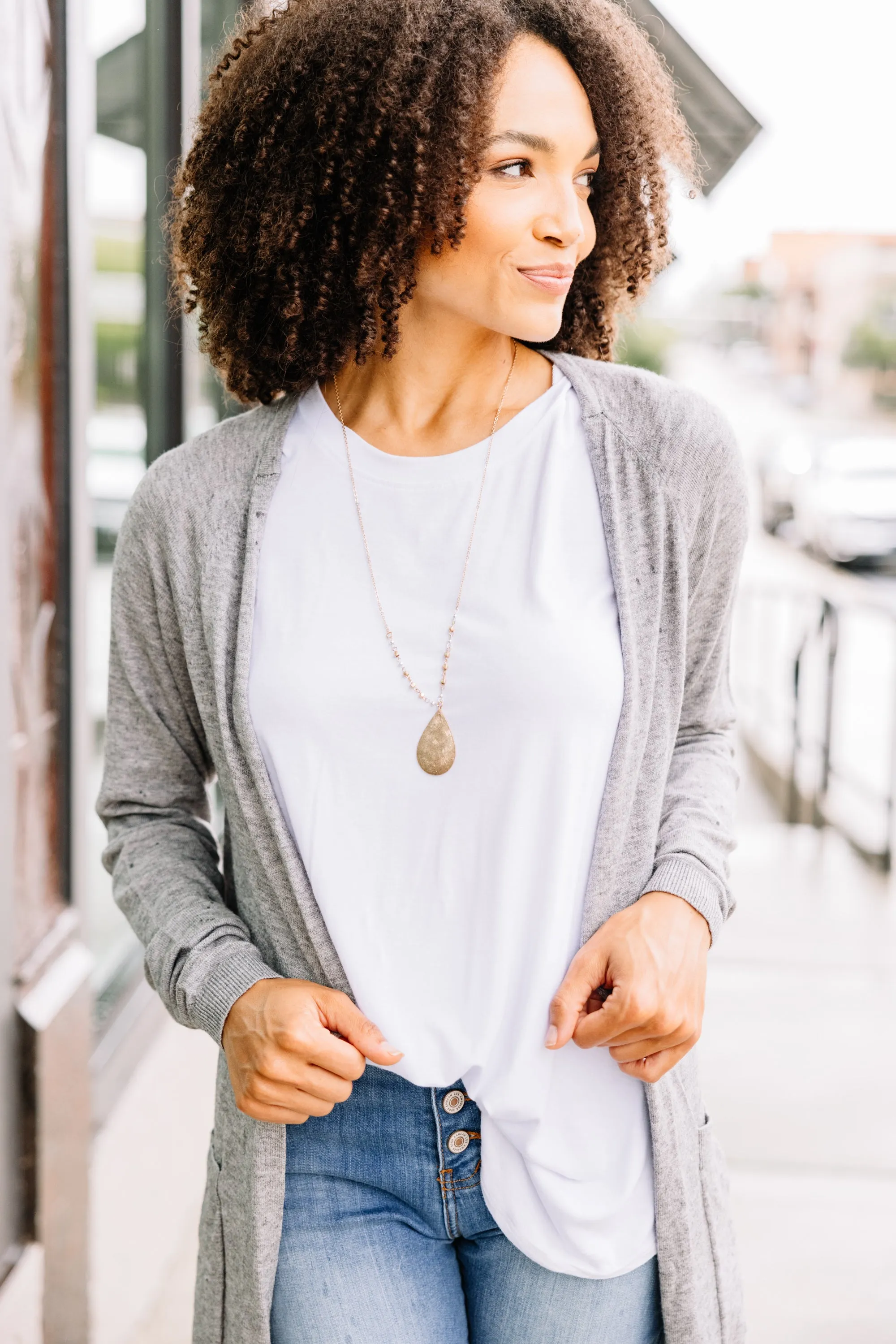 All Class Heather Gray Cardigan