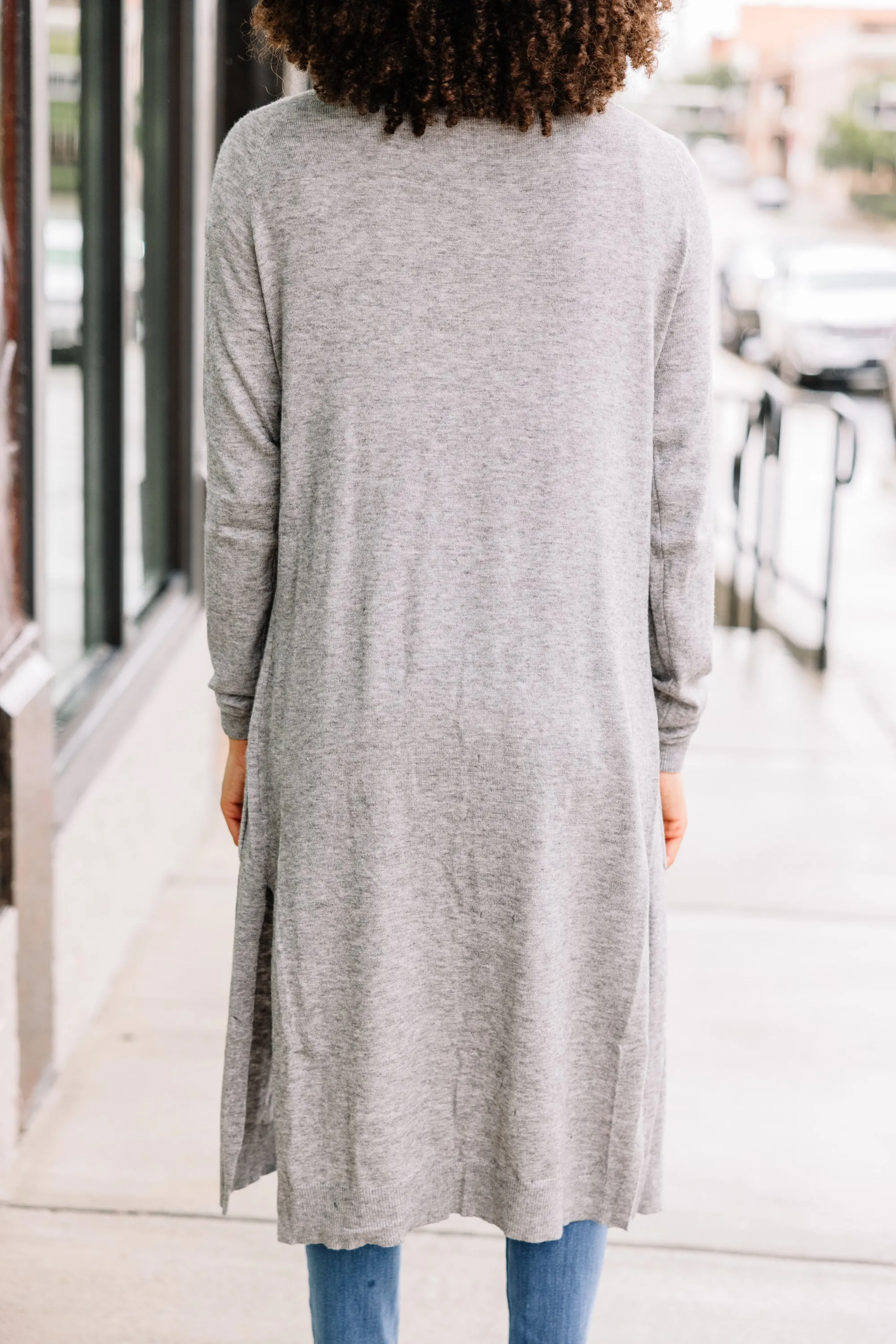 All Class Heather Gray Cardigan