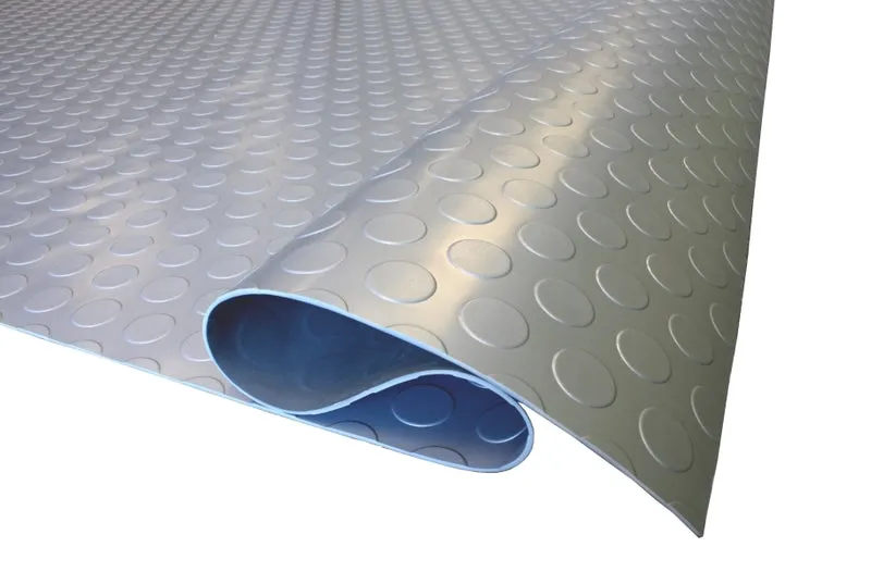 Anti-Slip Flexible PVC Industrial Flooring 100% PVC, Flame Resistant, Oil & Grease Resistant, Easy Install, Hygienic, Anti-Fatigue - Linear Metre