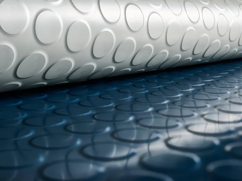 Anti-Slip Flexible PVC Industrial Flooring 100% PVC, Flame Resistant, Oil & Grease Resistant, Easy Install, Hygienic, Anti-Fatigue - Linear Metre
