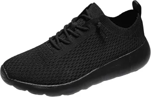 Athletic Fashion Sneakers for Men Comfortable Lightweight Casual Walking Shoe Hook and Loop Orthopedic Sneakers