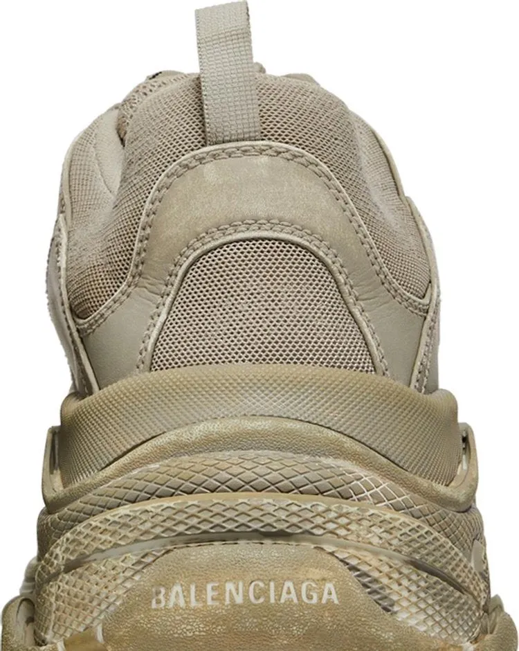 Balenciaga Triple S Sneaker Light Beige Faded, cream