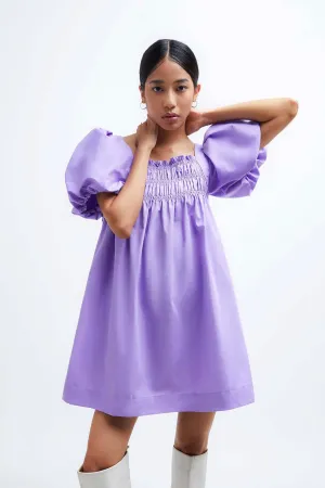 Bianca Puffed Sleeve Babydoll Dress