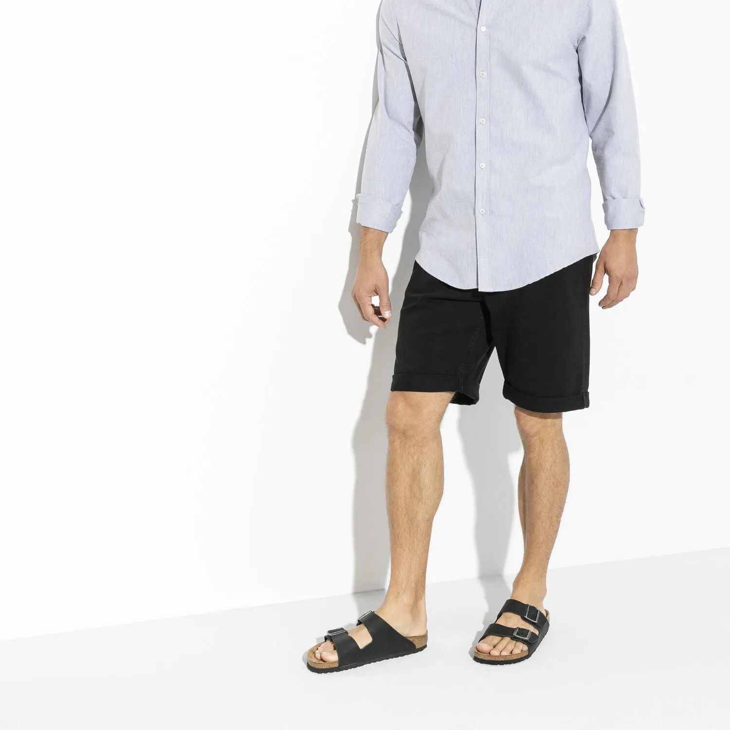 BIRKENSTOCK Arizona Oiled Leather Regular - Black