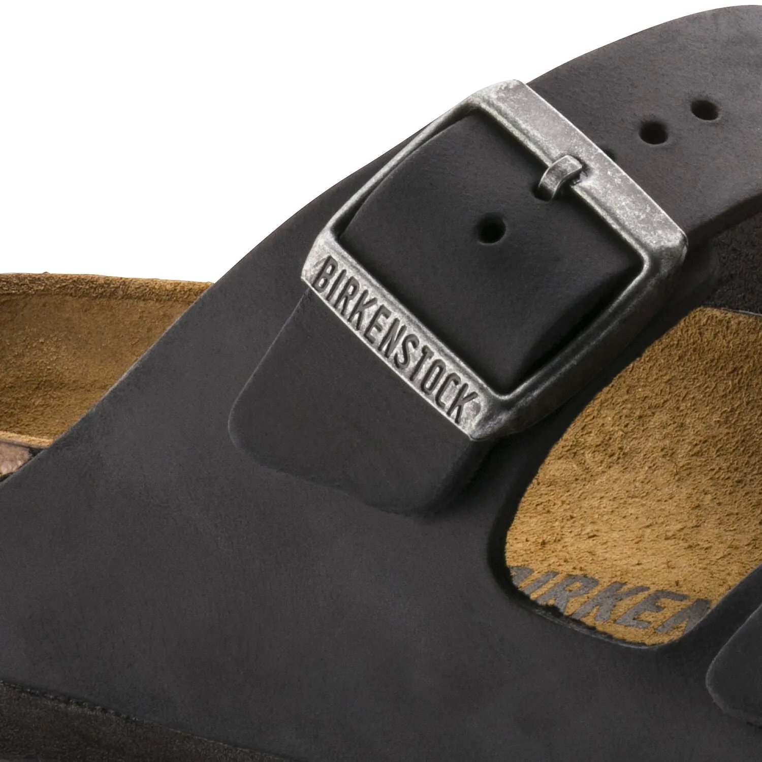 BIRKENSTOCK Arizona Oiled Leather Regular - Black