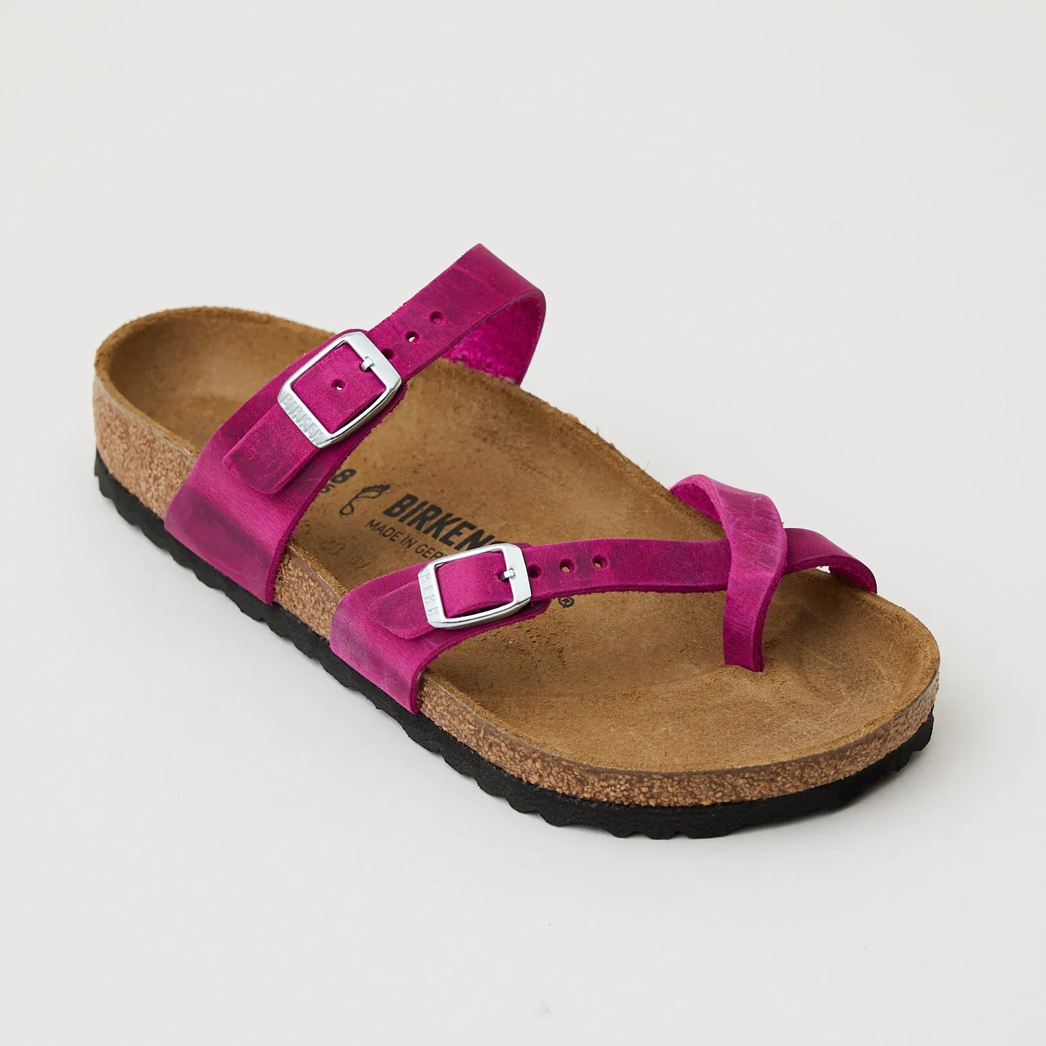 Birkenstock Fuchsia Oiled Leather Mayari Sandals