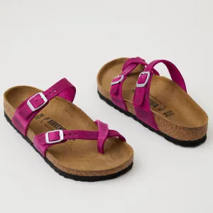 Birkenstock Fuchsia Oiled Leather Mayari Sandals