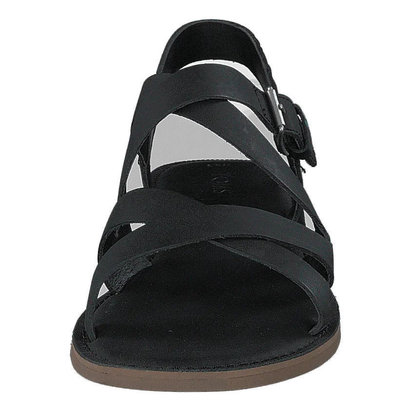 Black Leather Wm Sicily Sand C Black