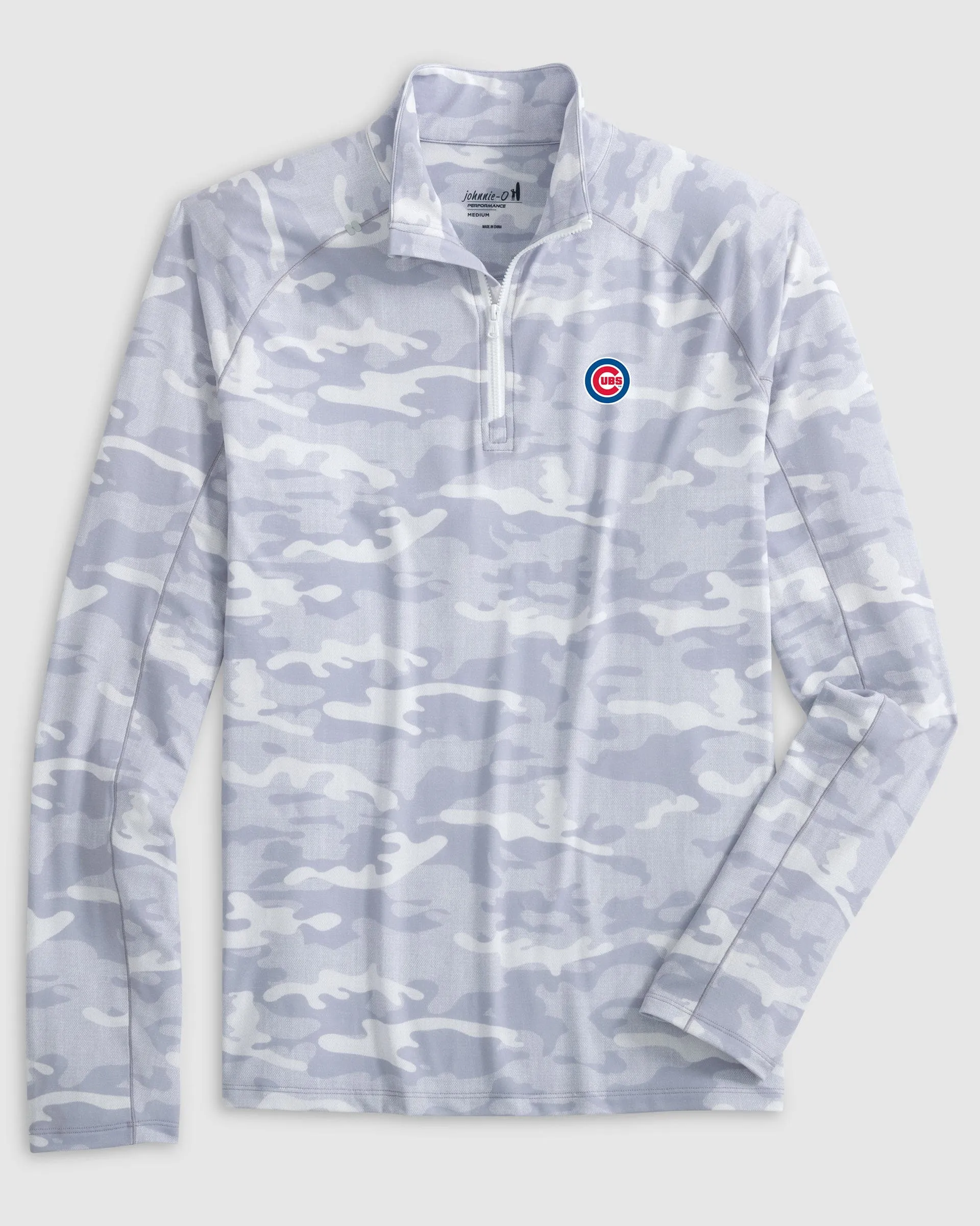 Chicago Cubs Patton Performance Camo 1/4-Zip Pullover