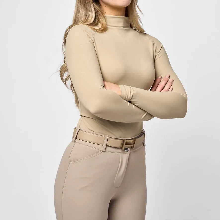 Chloe High Collar Technical Top - Cairo - Ladies