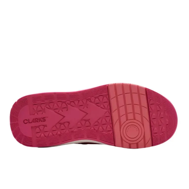 Clarks Girls Trainer Cici Star Flex K Pink Combi