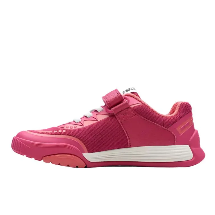Clarks Girls Trainer Cici Star Flex K Pink Combi