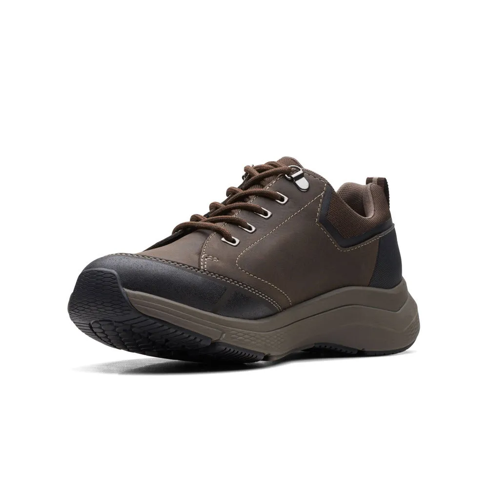 CLARKS WAVE 2.0 VIBE WATERPROOF DARK BROWN - MENS