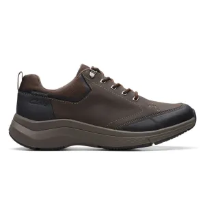 CLARKS WAVE 2.0 VIBE WATERPROOF DARK BROWN - MENS