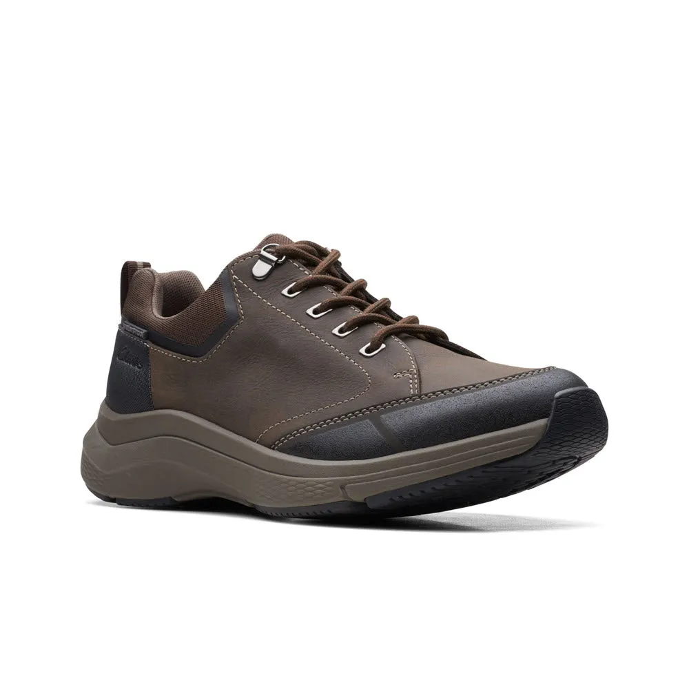 CLARKS WAVE 2.0 VIBE WATERPROOF DARK BROWN - MENS