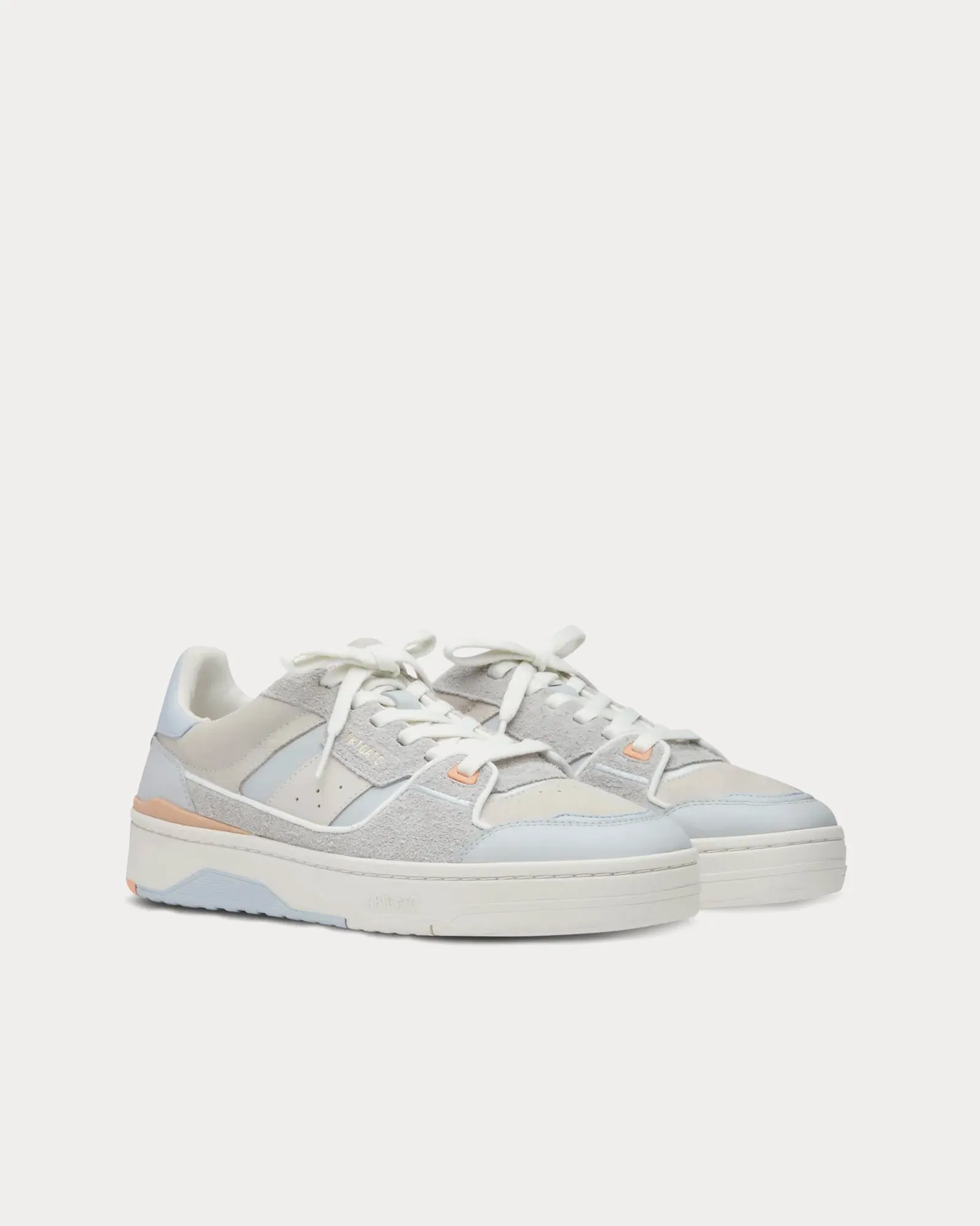 Clay Off White / Light Blue Low Top Sneakers