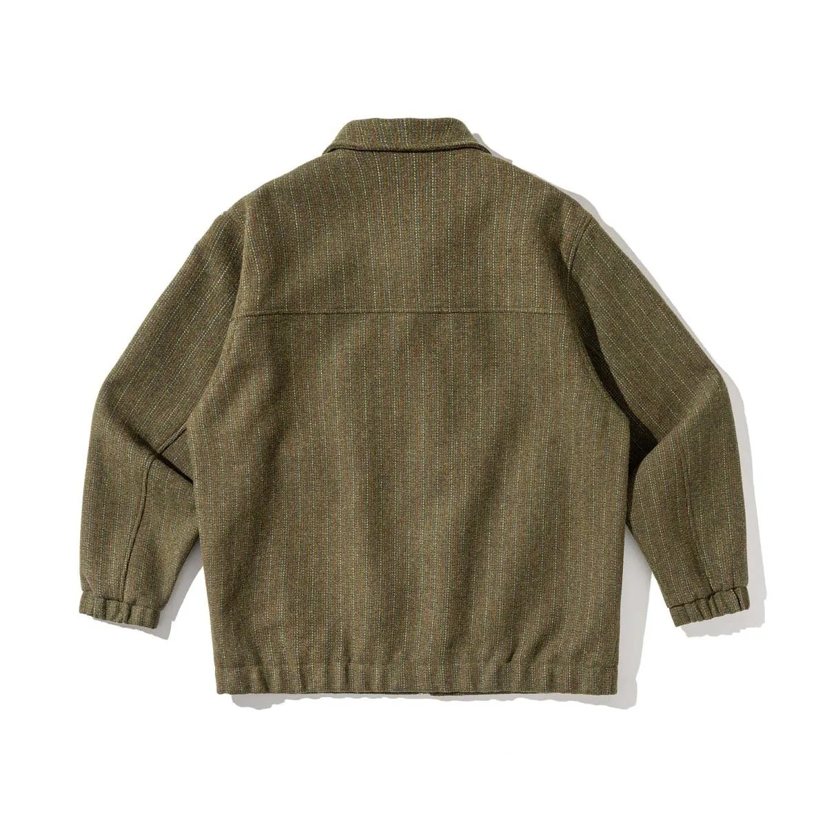 Coarse Denim Dark Stripe Casual Fashion Jacket