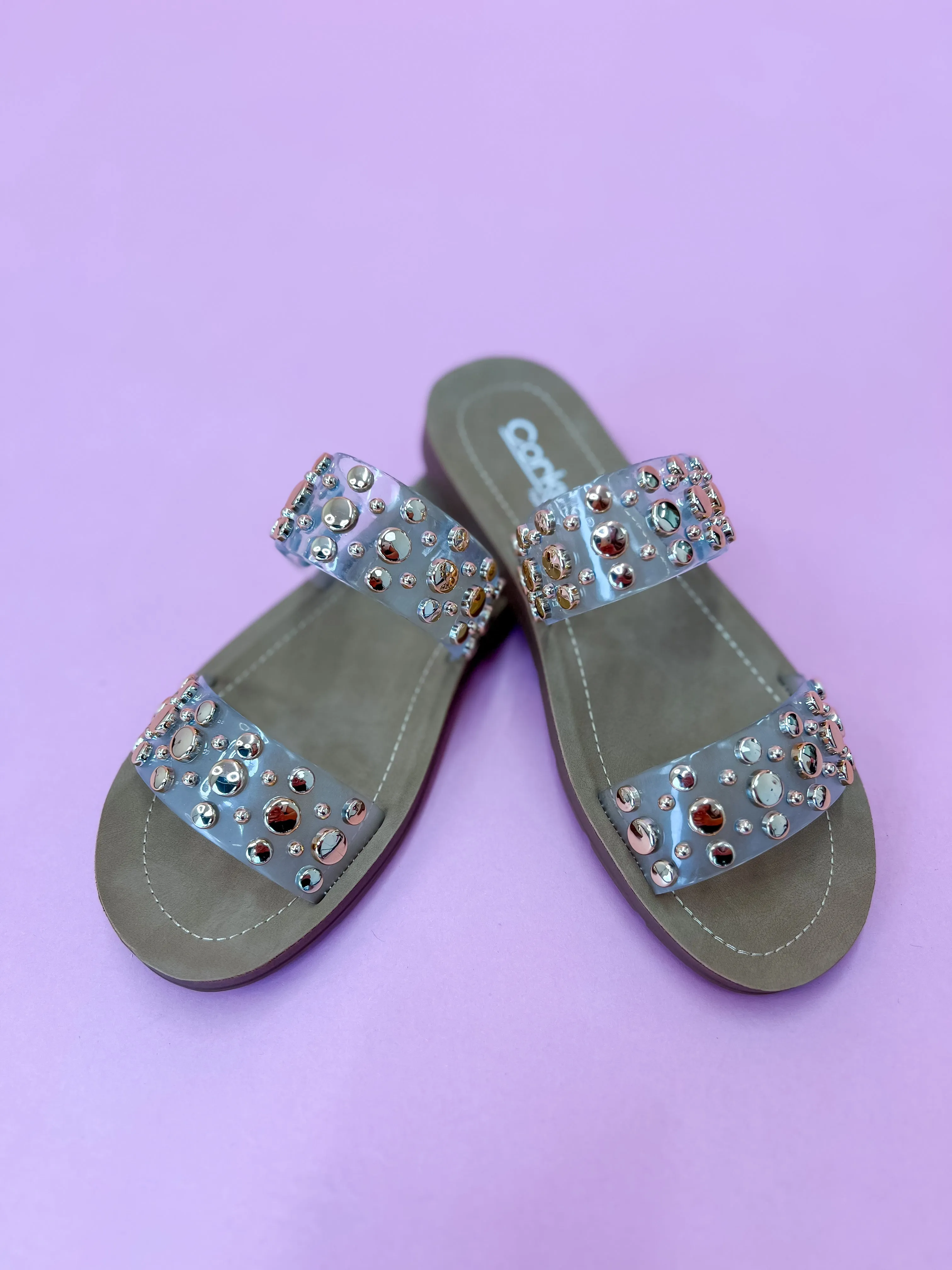 [Corky's] Double Take Sandal - Clear