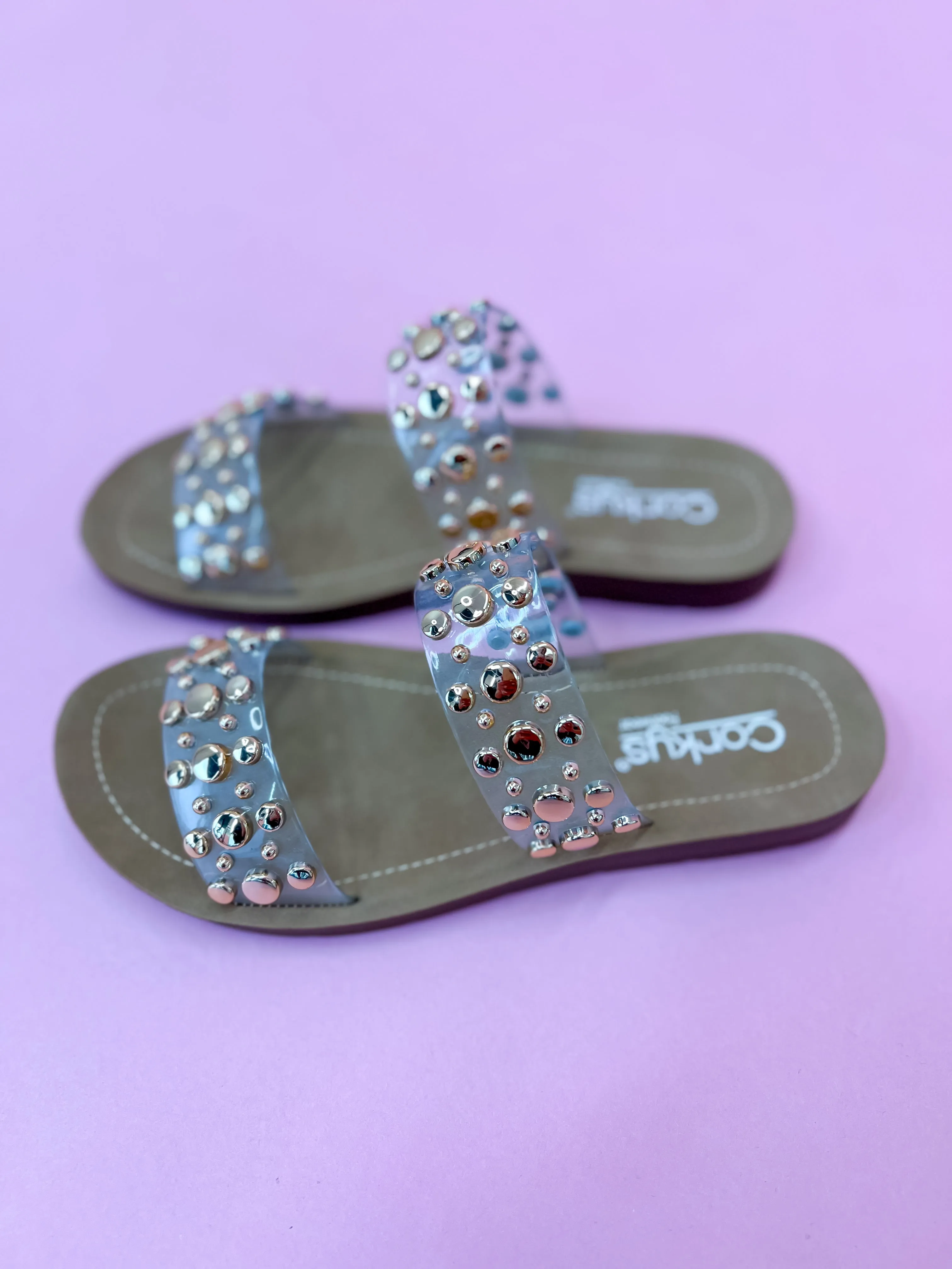 [Corky's] Double Take Sandal - Clear