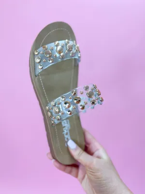 [Corky's] Double Take Sandal - Clear
