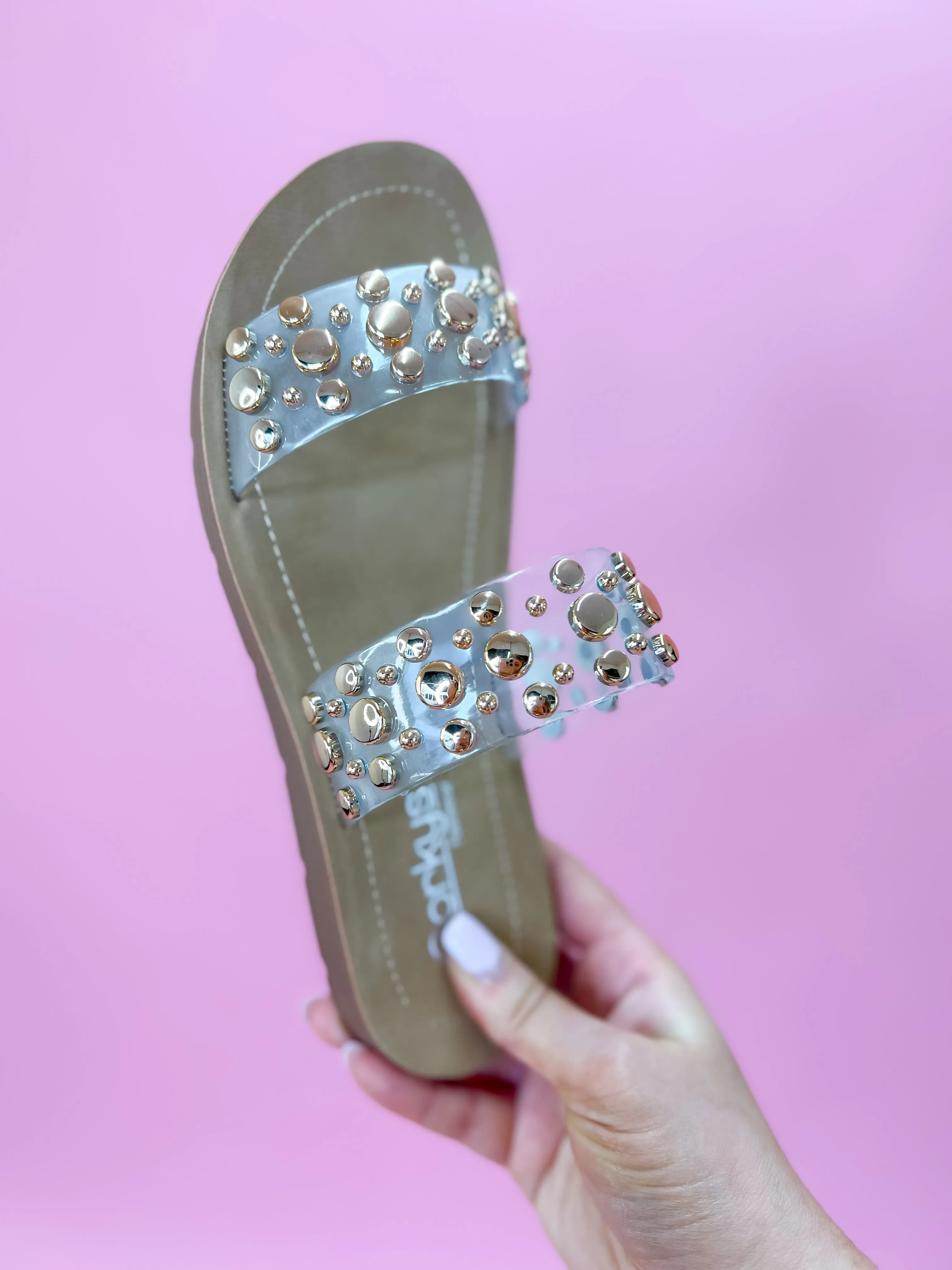[Corky's] Double Take Sandal - Clear