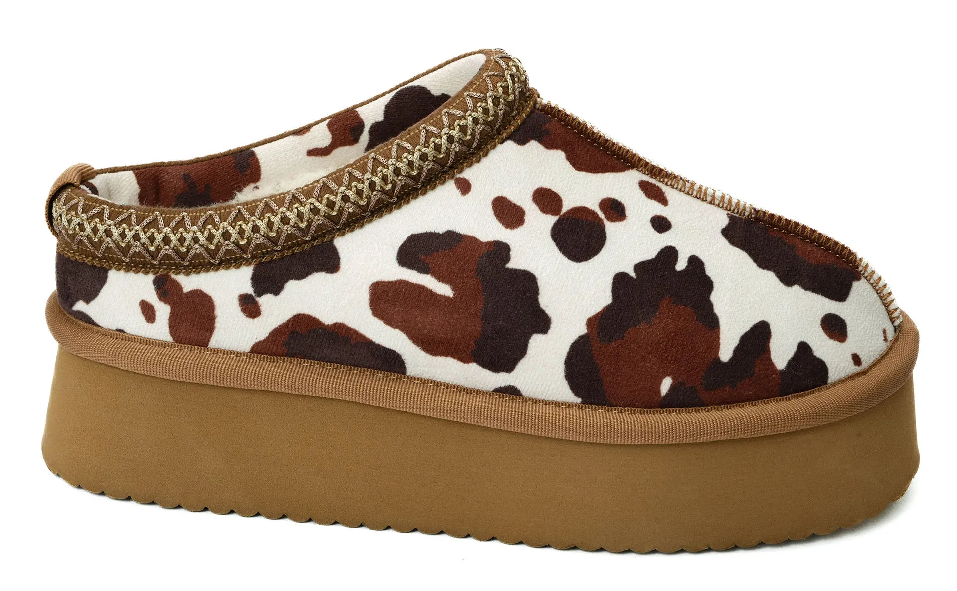 Corky's Footwear Pillow Talk Slipper Slip-on Shoe - Brown Cow