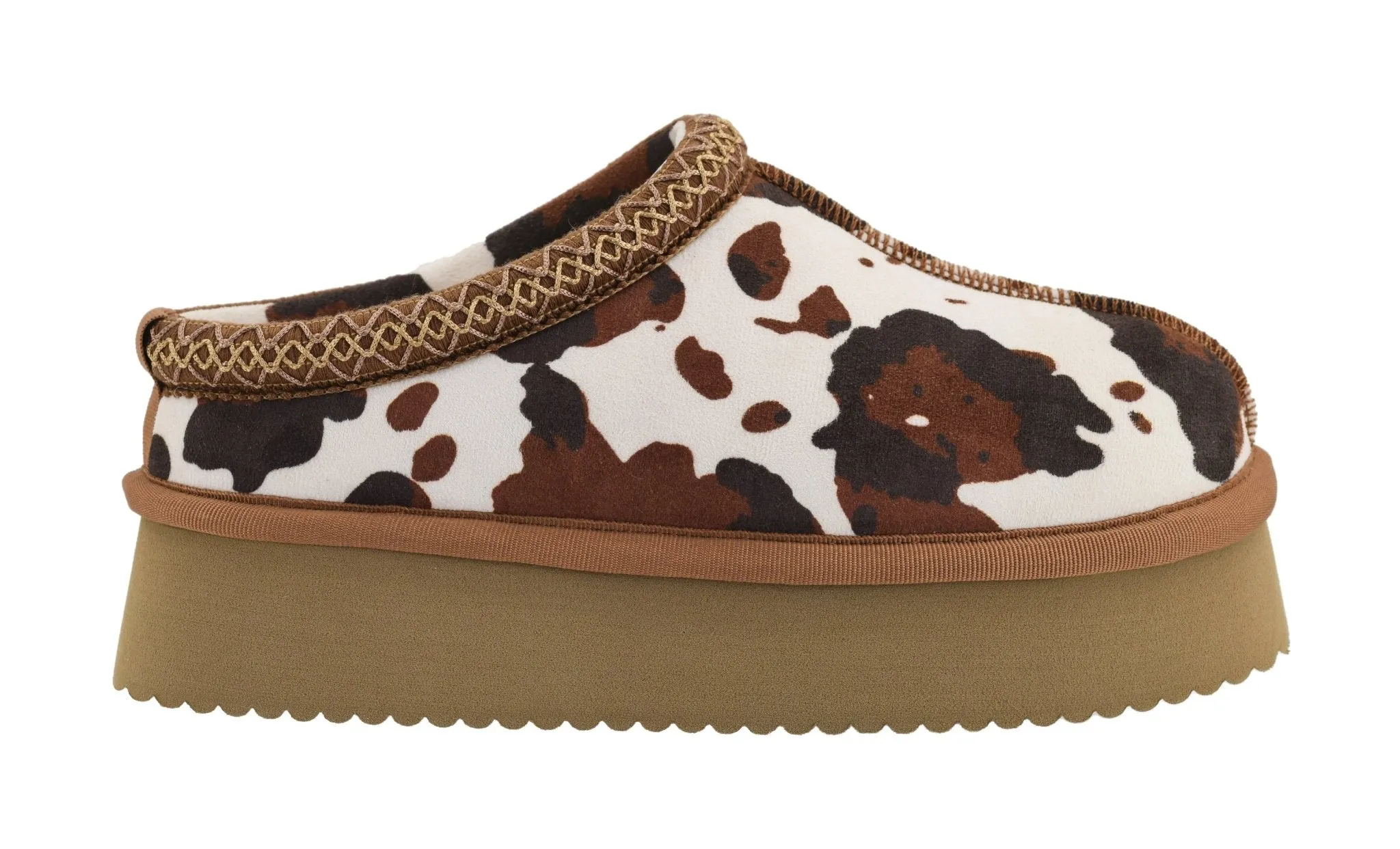 Corky's Footwear Pillow Talk Slipper Slip-on Shoe - Brown Cow