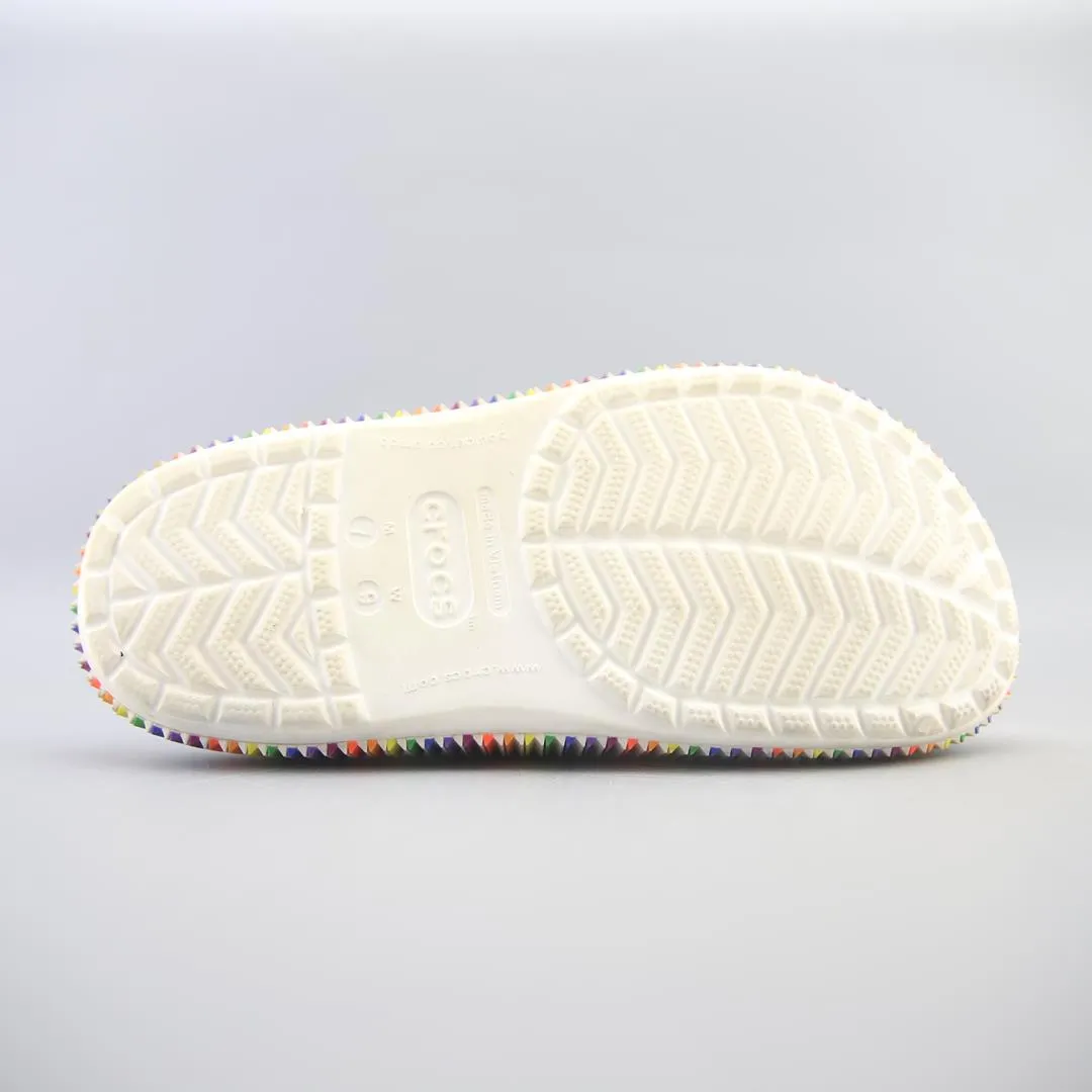 CROCS RAINBOW GLITTER CLOG