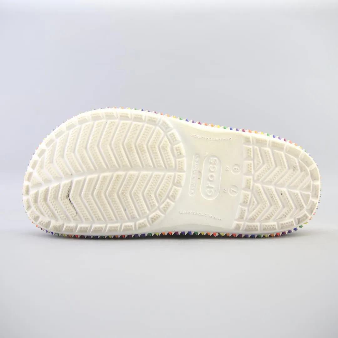 CROCS RAINBOW GLITTER CLOG