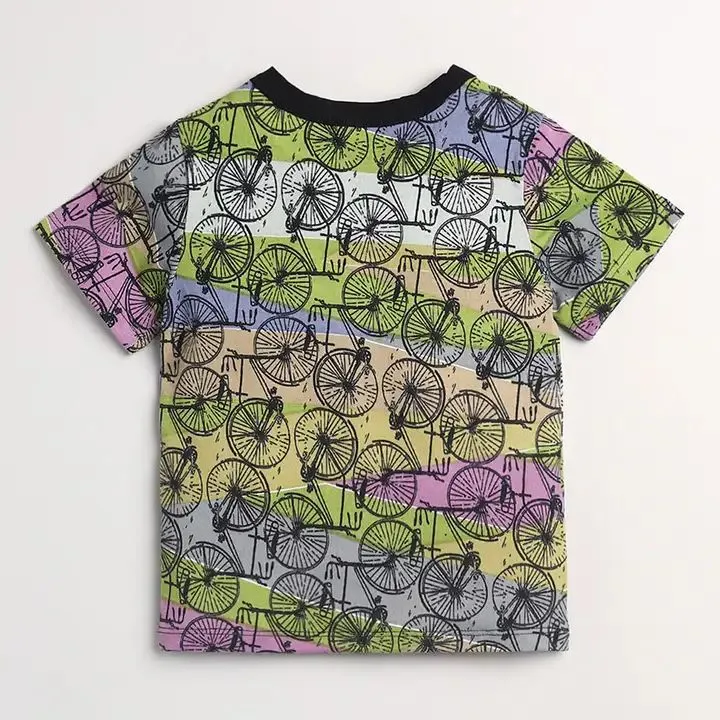 Cycle Printed Half Sleeves Set