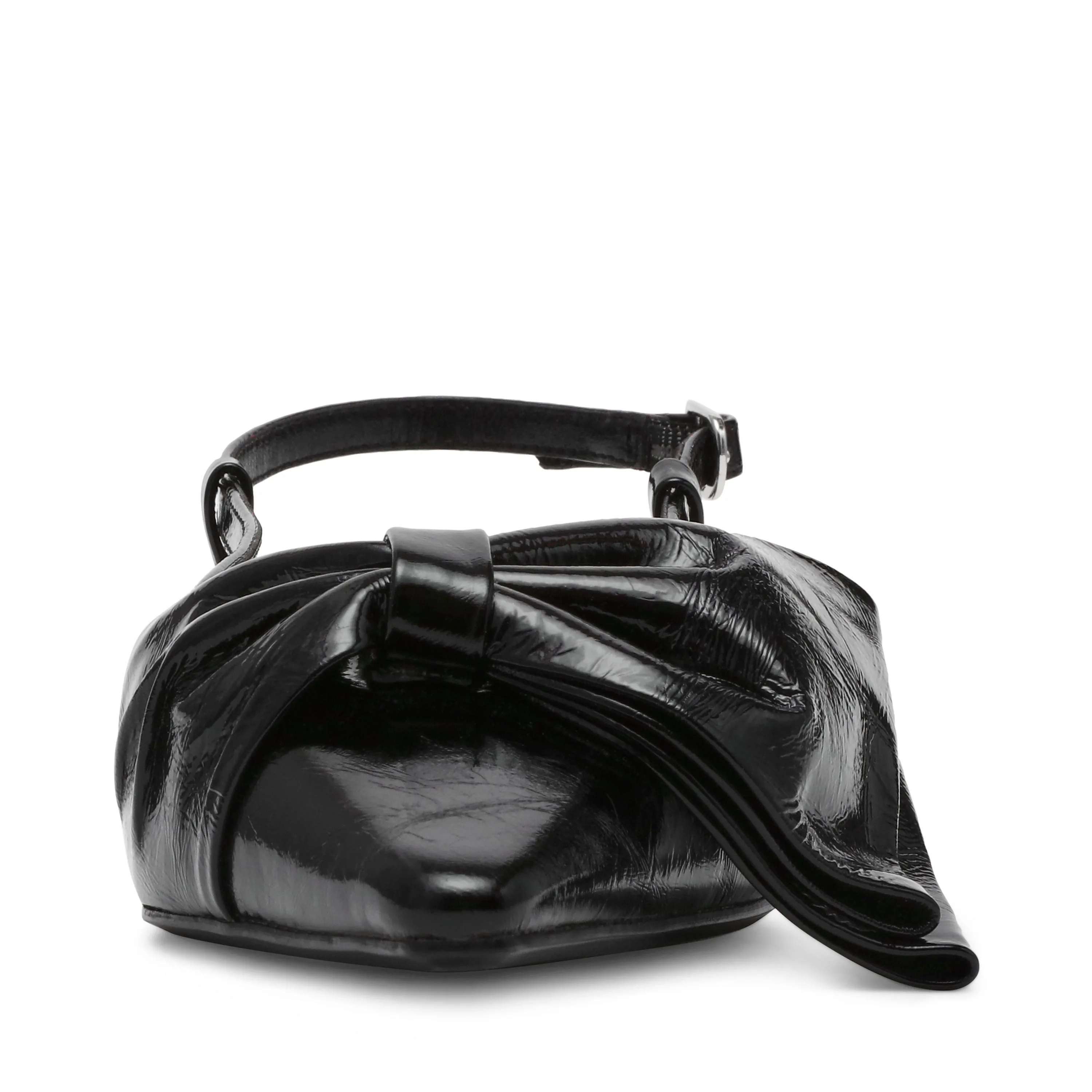 Dazzled Flat Shoe BLACK LEATHER