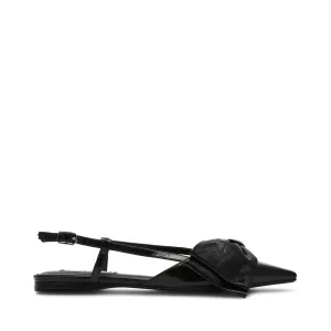 Dazzled Flat Shoe BLACK LEATHER