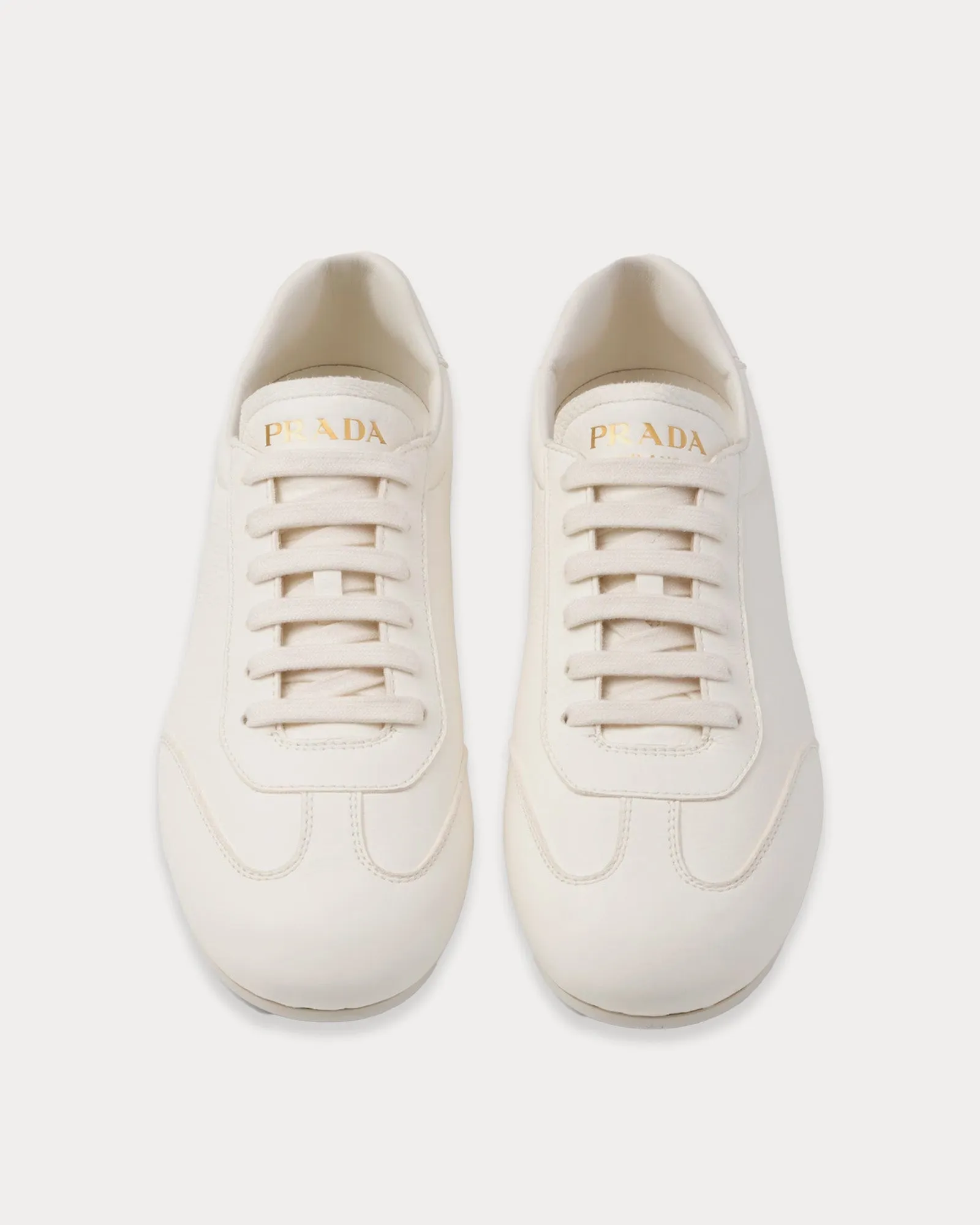 Deer Leather Ivory Low Top Sneakers