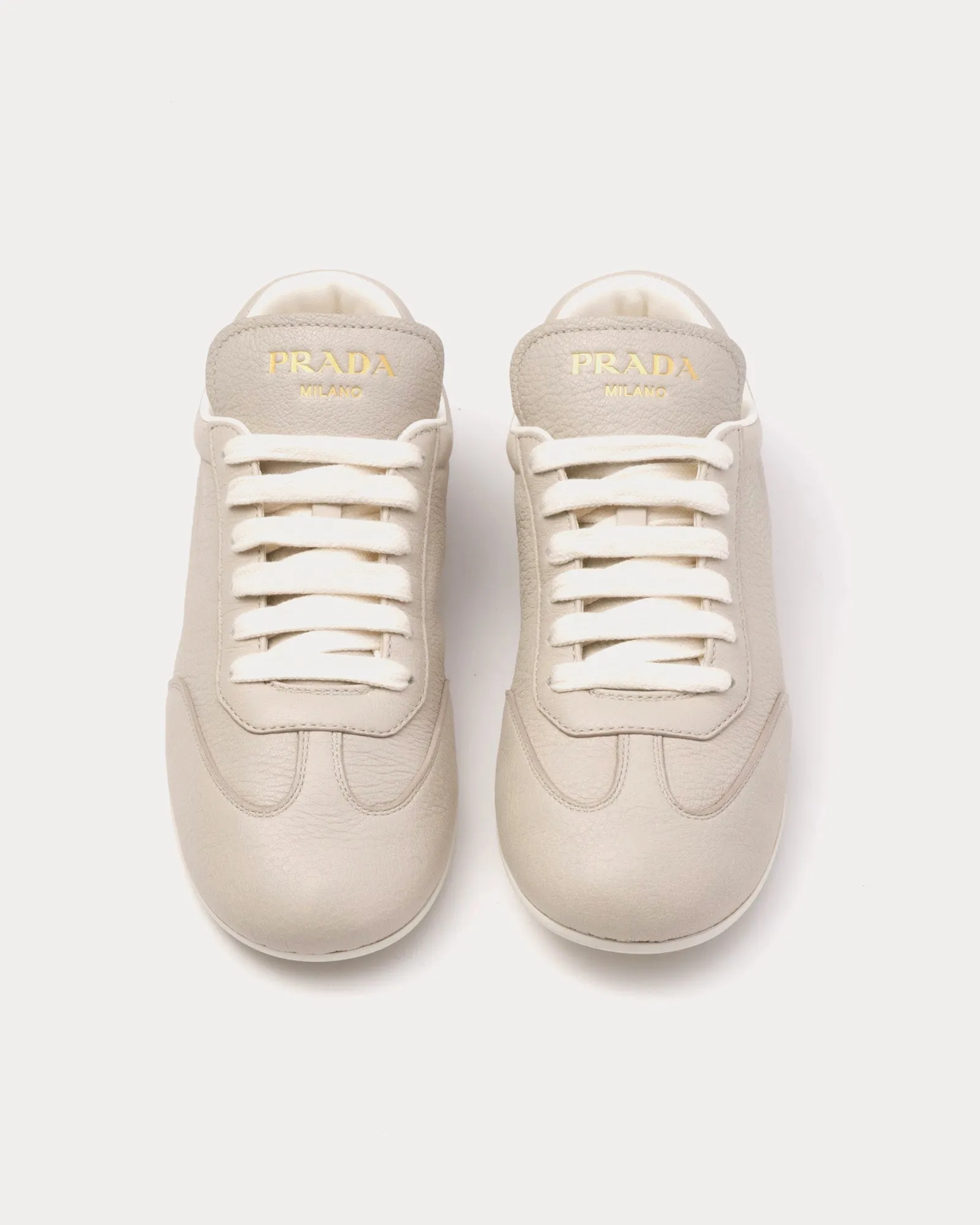 Deer Leather Pumice Stone Low Top Sneakers