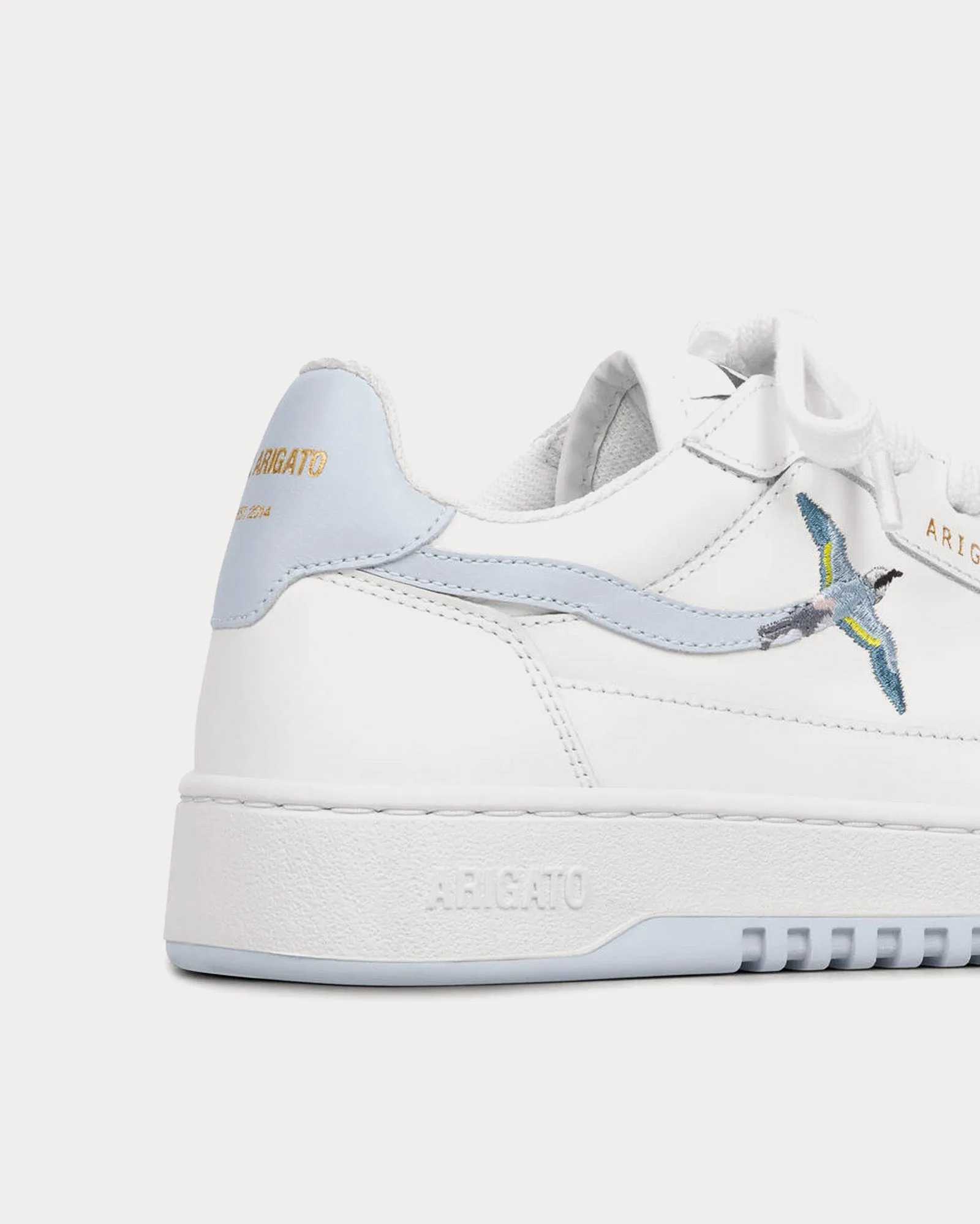 Dice Lo Bee Bird White / Light Blue Low Top Sneakers
