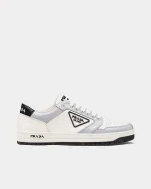 District White / Cornflower Blue Low Top Sneakers