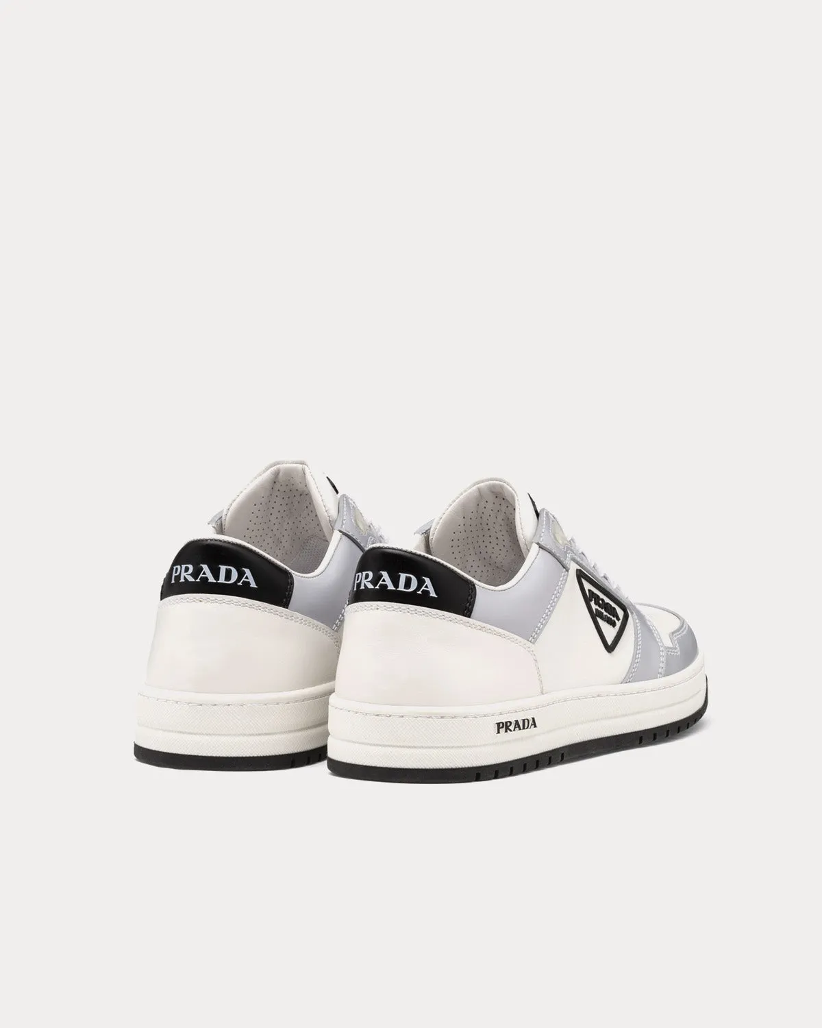 District White / Cornflower Blue Low Top Sneakers