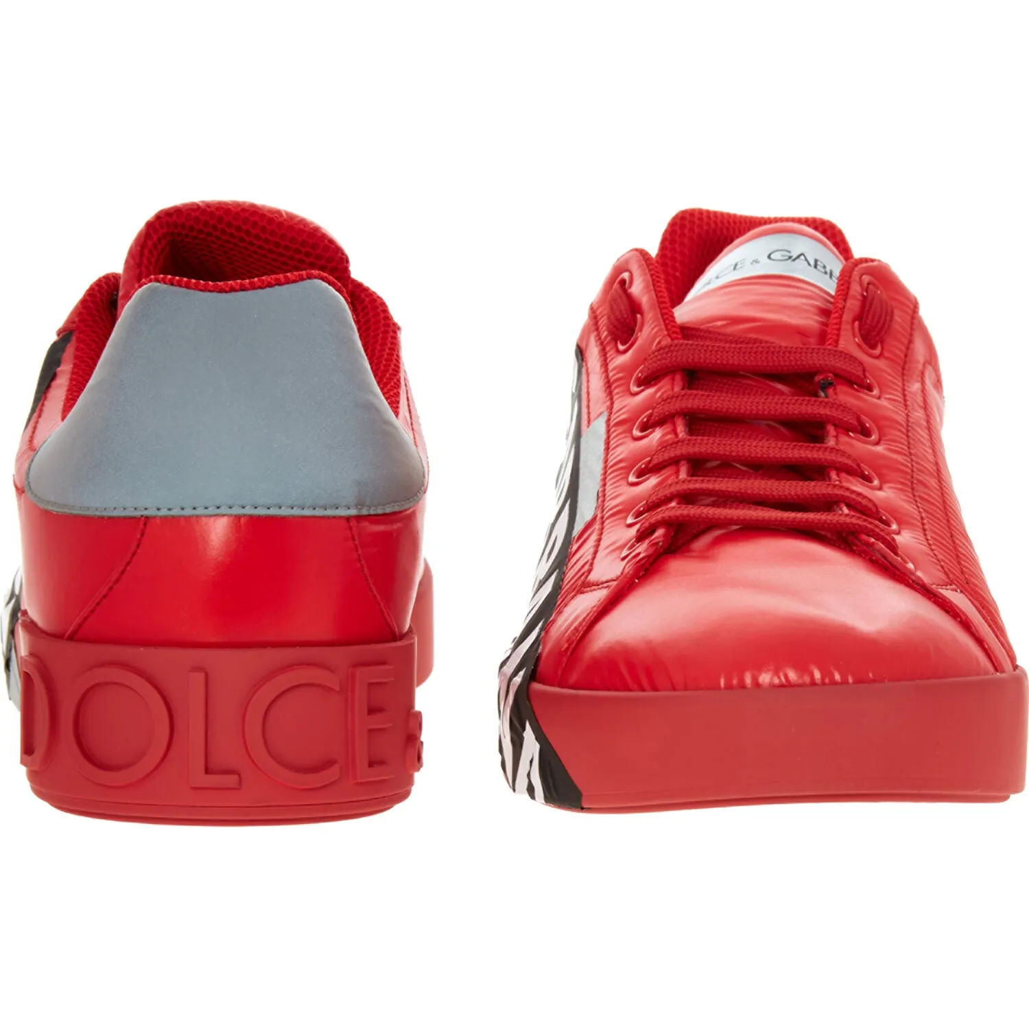 DOLCE & GABBANA  Red Padded Trainers