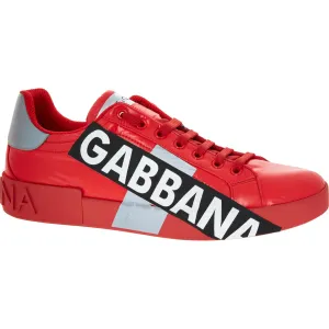 DOLCE & GABBANA  Red Padded Trainers