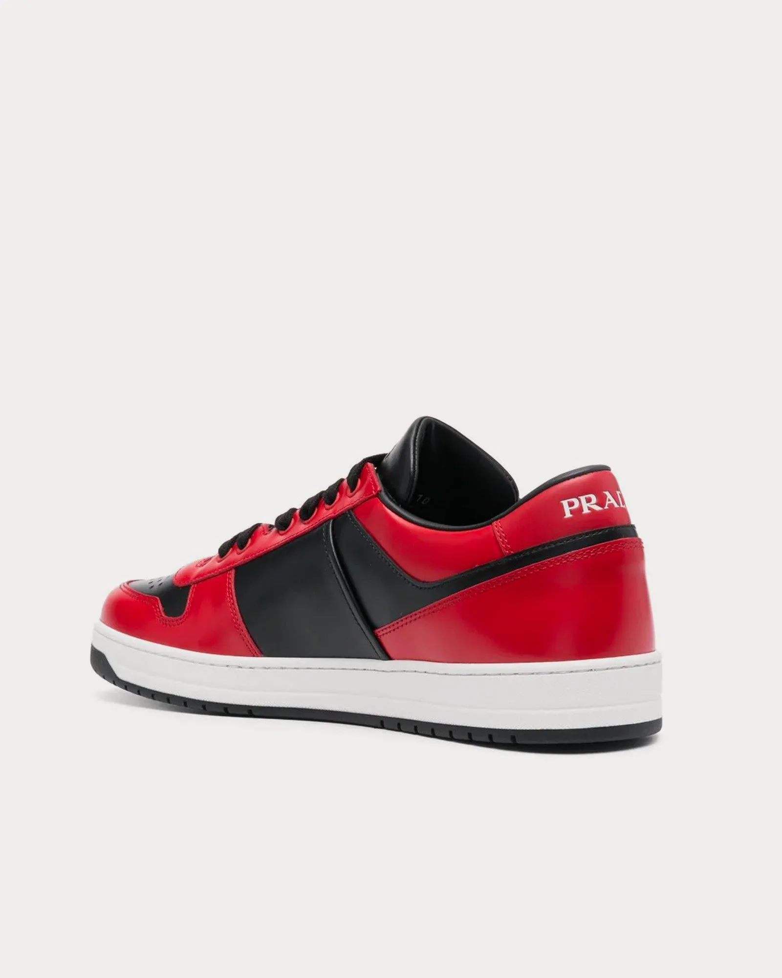Downtown Leather Red / Black Low Top Sneakers