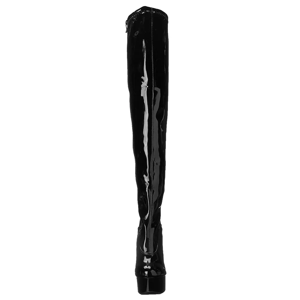 Ellie Shoes Fantasy 6" Stiletto Platform Thigh-High Boot