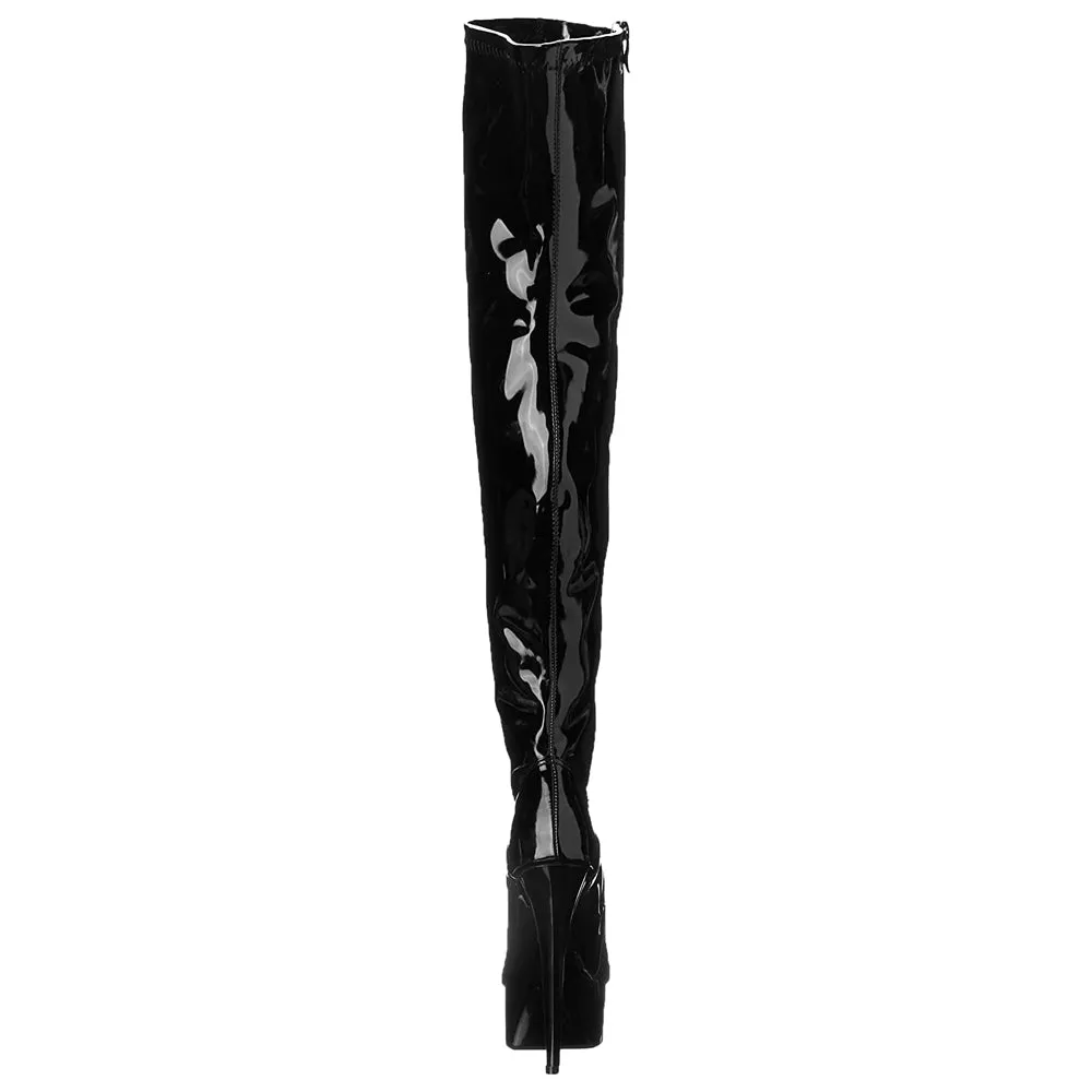 Ellie Shoes Fantasy 6" Stiletto Platform Thigh-High Boot