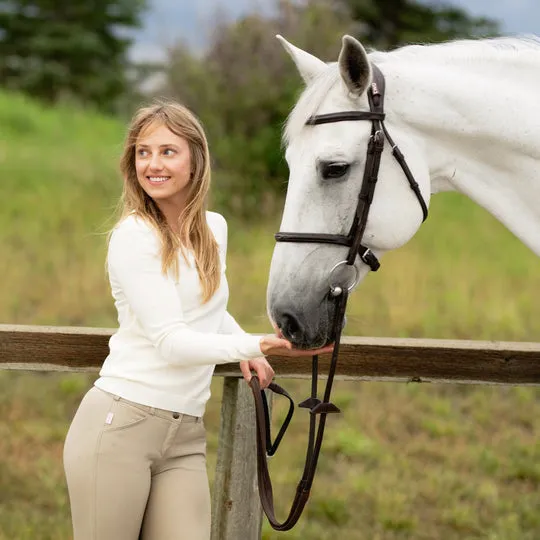 Essential V-Neck Sweater - Birch - Ladies