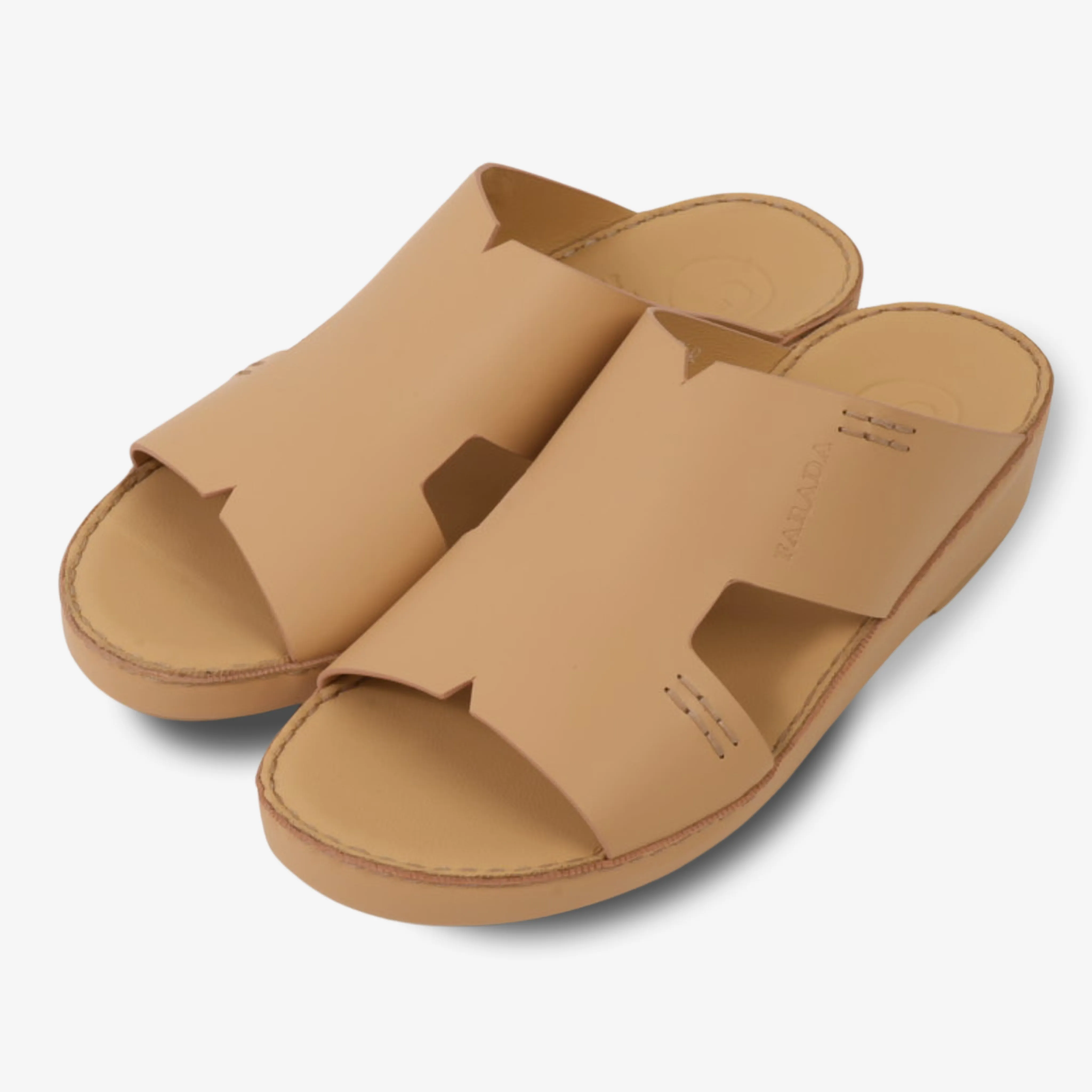 FARADA CLASSIC MENS LEATHER SANDALS SUNSET