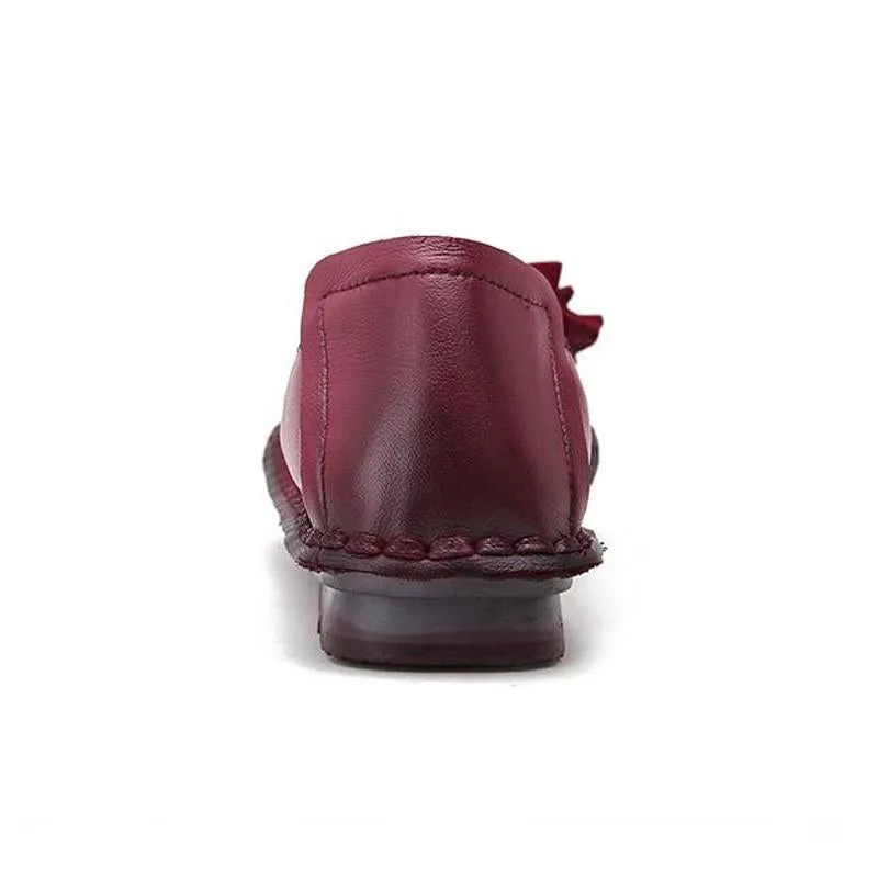 Fashion Big Flower Loafers Comfortable Women Shoes