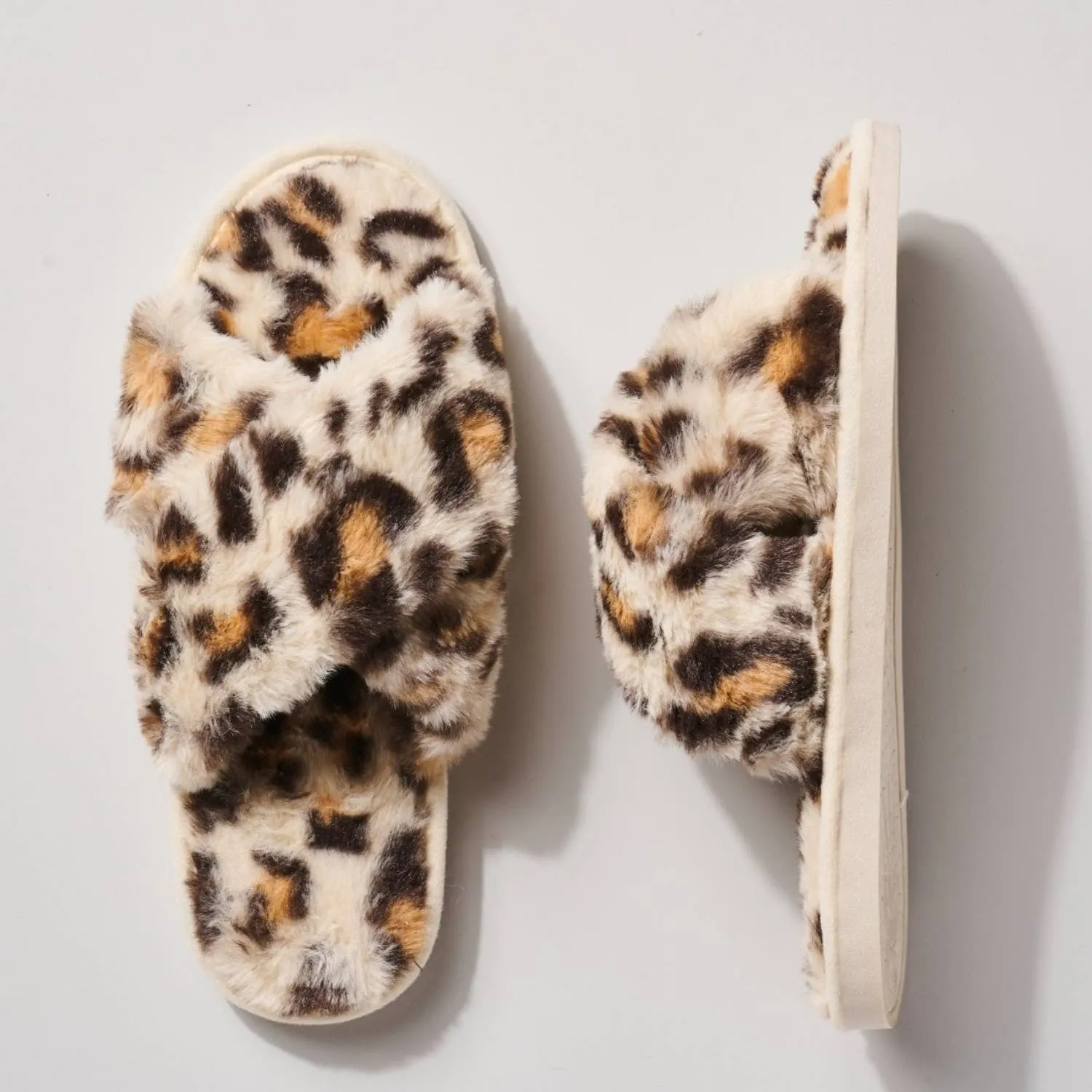 Faux Fur Slippers