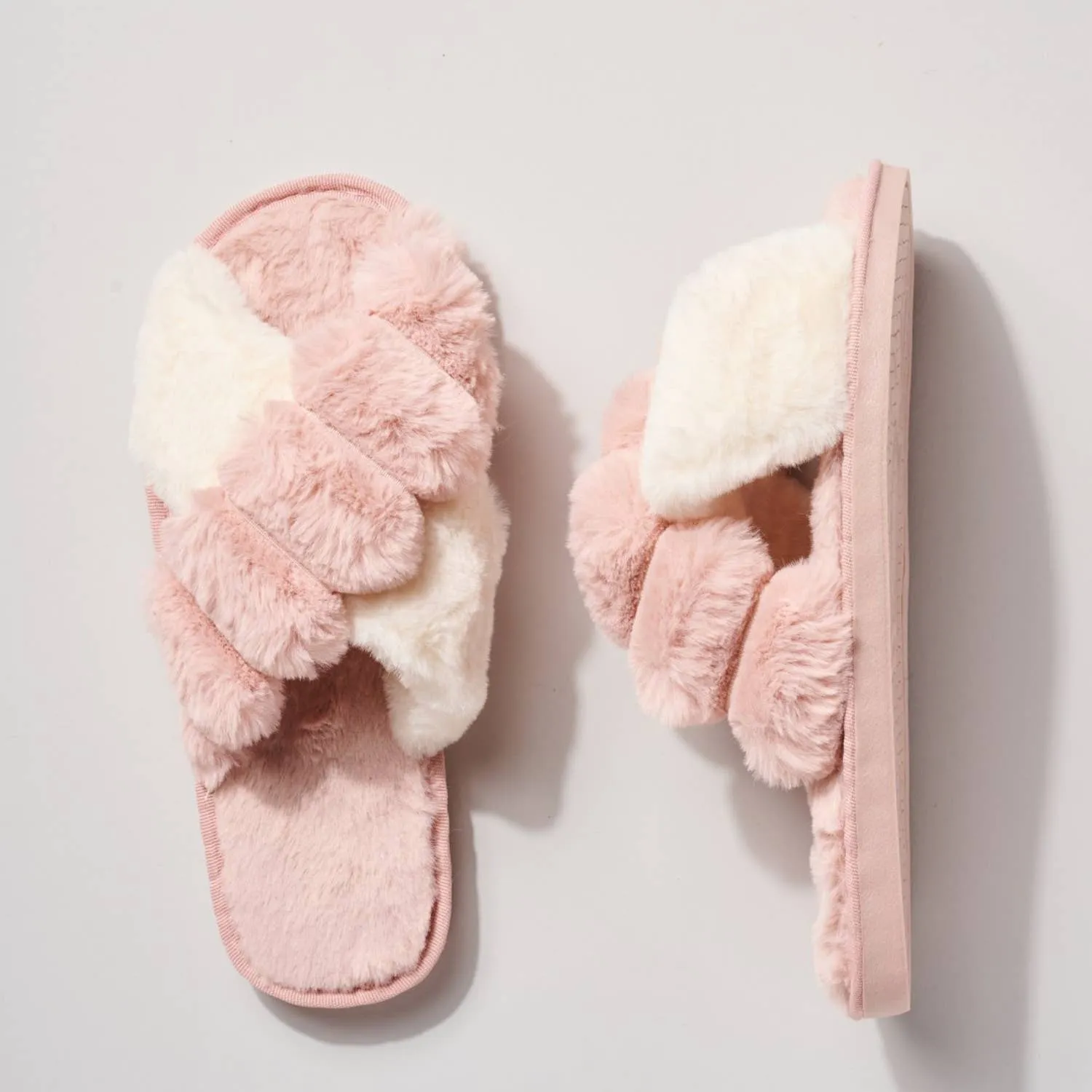 Faux Fur Slippers