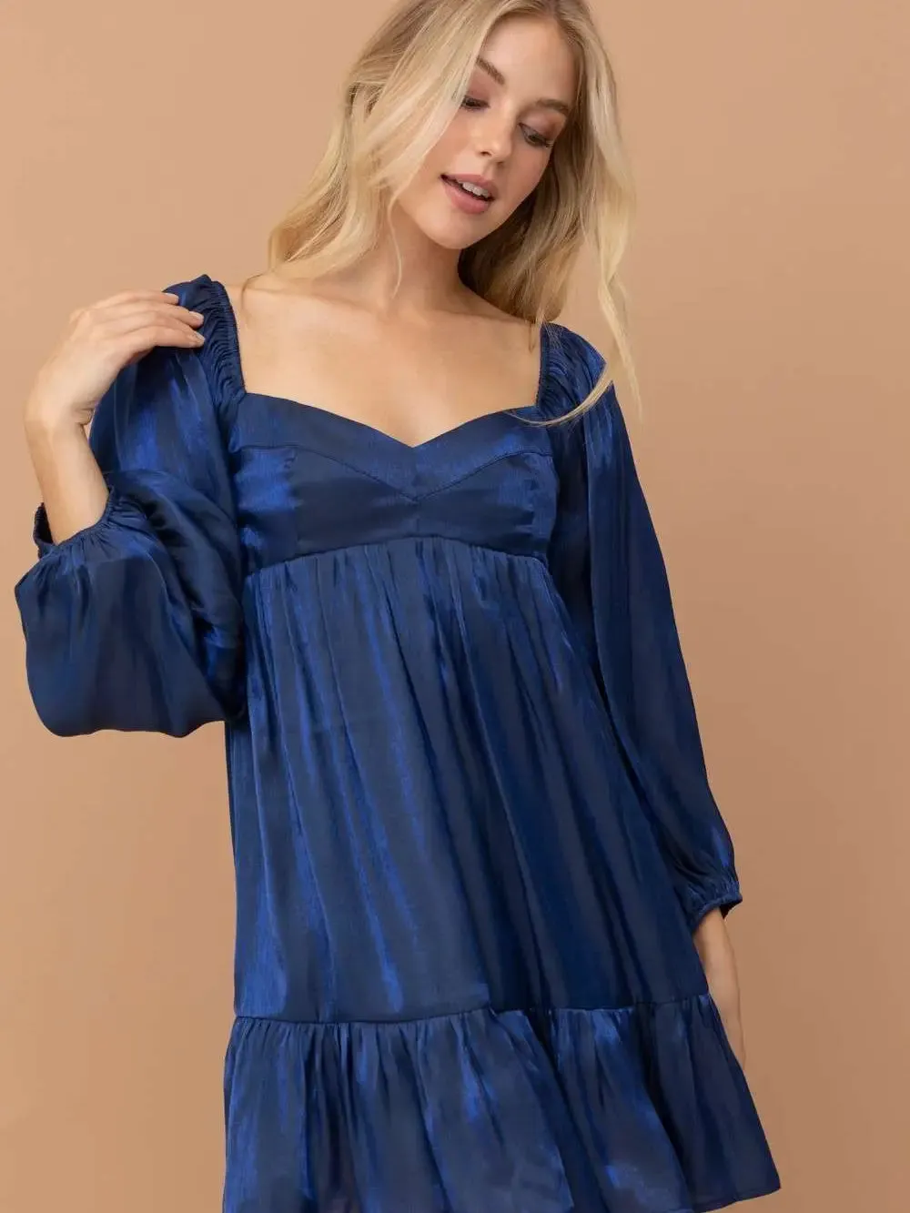 FINAL SALE Rumors Puff Sleeve Dress